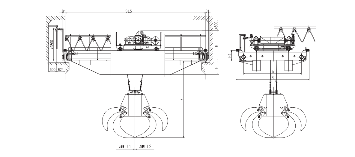 Grab Bucket Overhead Crane QZ Type.png Grab Bucket Overhead Crane QZ Type.png