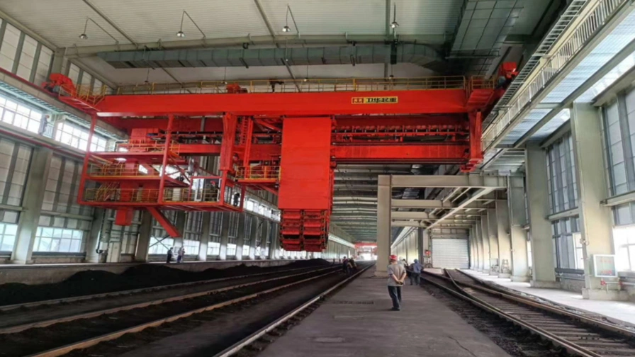 Chain Bucket Unloader Crane