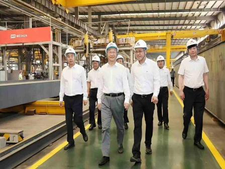Liu Ning, Secretary of the Henan Provincial Party Committee, visited Weihua for research.